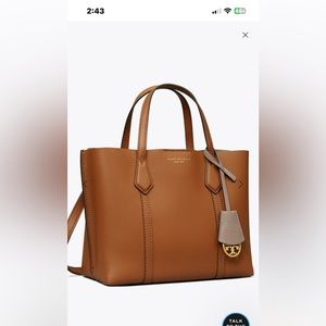 SMALL PERRY TRIPLE-COMPARTMENT TOTE BAG